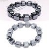 0.4in Terahertz Bracelet Rectangle Beads Good Thermal Conductivity Natural Terahertz