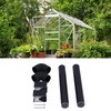 Jenngaoo 32 mm Gutter Pipe Greenhouse Rain Water Barrel Downpipe