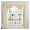 Megachest TAILORED VOILE WINDOW SCARF PELMET (mink, 56"X197"X1 Panel)