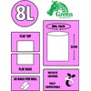 Green Giraffe 100 x 8L Compostable Caddy Liners - Food