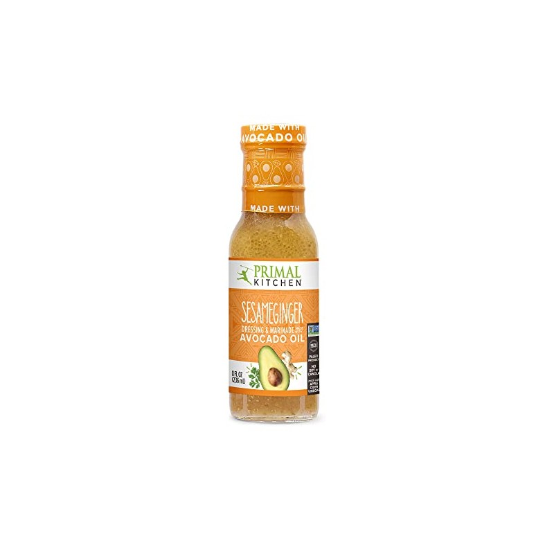 Primal Kitchen Sesame Ginger Vinaigrette & Marinade Salad Dressing made