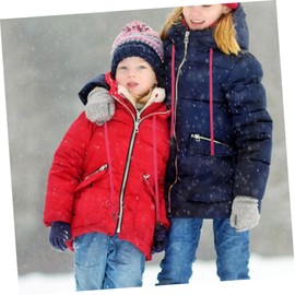 WOONEKY Warm Winter Gloves Lanyard Mitten Clip Set Baby Mitten Holders Lightweight for Toddlers