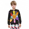 Zamzirrow Boys Sprunki Hoodies Music Game Jacket Kids Thin Casual