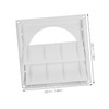 WHAMVOX Outdoor Dryer Vent Cover Louvered Air Conditioner Vent for