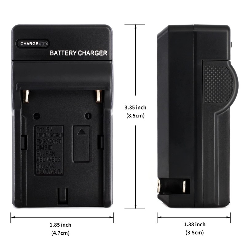 Norifon NP-FM50 Wall Charger for Sony CCD-TRV308, CCD-TRV138, CCD-TRV328, DSLR-A350,