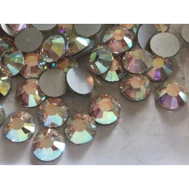 PRECIOSA 1/2 GROSS (72 PCS) CRYSTALS CZECH PRECIOSA VIVA12 SS48 CRYSTAL AB SILVER FOILED