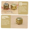 Abaodam Exquisite Small Dice, Pure Copper Unique 6 Sided Dice,