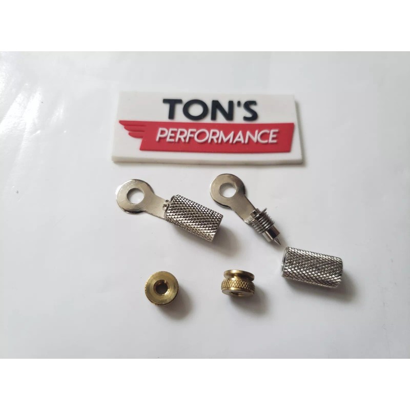 Ton's Performance 4mm Spark Plug Wire Brass Nuts & Ring
