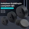 Tertullus 4 pieces speaker damper mat speaker absorber feet speaker