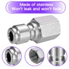 2Pcs Pressure Washer Coupler - Stainless Steel 1/4" or 3/8"