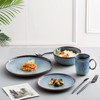 UNICASA Ceramic Dessert Plates - Dinner Salad Plates Set of