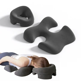 Face Down Massage Pillow – Memory Foam Beauty Salon Face Cushion for Massage Beds, Neck & Face Support Pad for Spa, Salon & Home