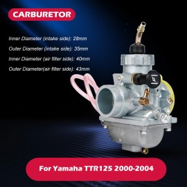 TCMT Motor Carburetor Carb Fit For Yamaha TZR125 1987-1992 DT125 1987-1988