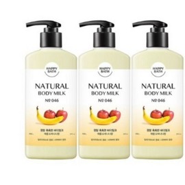 Happy Bath Really Moist Body Milk 400g 3 Bundles / 해피바스 정말 촉촉한 바디밀크 400g 3묶음