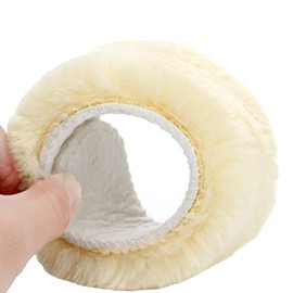 Happystep Genuine Sheepskin Insoles - Premium Lambswool and Sheepskin Top Layer, Felt Bottom for Ultimate Warmth, Comfort and Cushioning (Women 6)