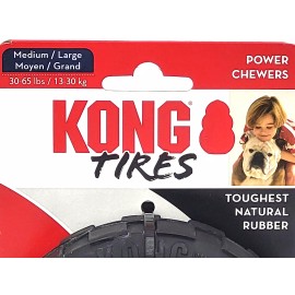 KONG Extreme Tire Traxx Power Chewer Treat Stuffable Fetch & Chew Dog Toy 4.5"