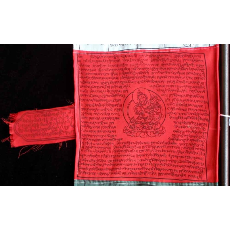 BUDDHAFIGUREN/Billy Held Buddhist Prayer Flags - Prayer Standard 2 m