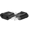 JORINDO (Black-2pcs) Socket Plug Adapter Europe EU Euro to US