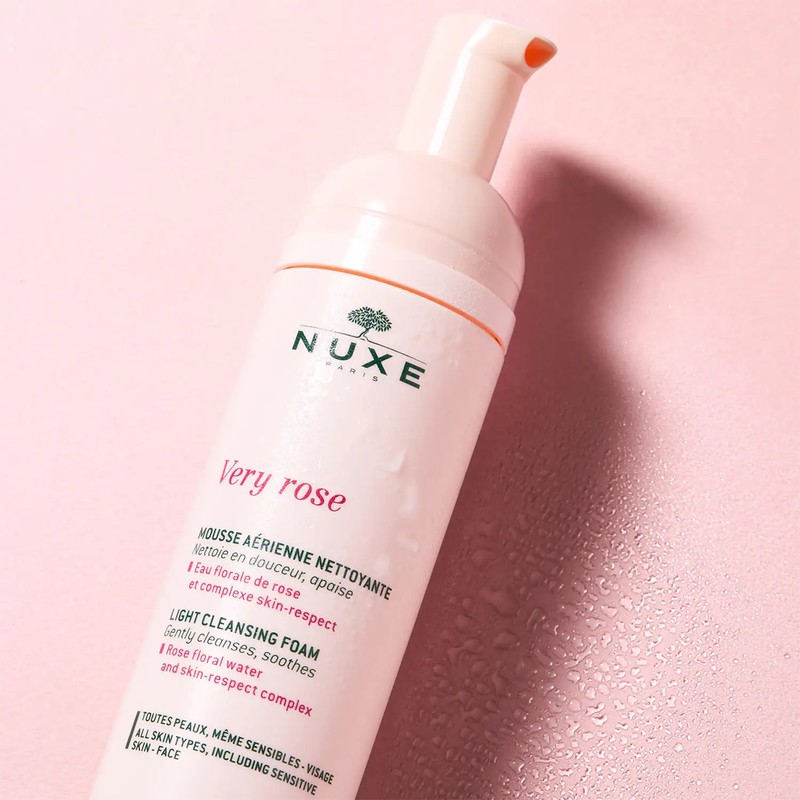Limpiador Facial Very Rose de Nuxe – Desmaquillante Suave con