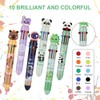 AYESY Multicoloured Pens, 6 Pack 0.5mm 10-in-1 Cartoon Ballpoint Pen