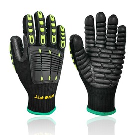 Intra-FIT Anti Vibration Work Gloves Certified | Shock-Proof Impact Reduction Safety Gear