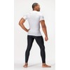 DEVOPS 3 Pack Men's Athletic Short Sleeve Compression Shirts (Medium,