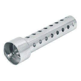 Andux Zone Motorcycle Rear Silencer 42 mm Removable Exhaust Universal XSQ-03 (Silver)