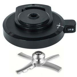 Outer Bowl Lid with Paddle for Ninja NC501 NC500 Deluxe Ice Cream Maker, Reusable BPA-Free Replacement Lid, Creami Accessories, Dishwasher Safe