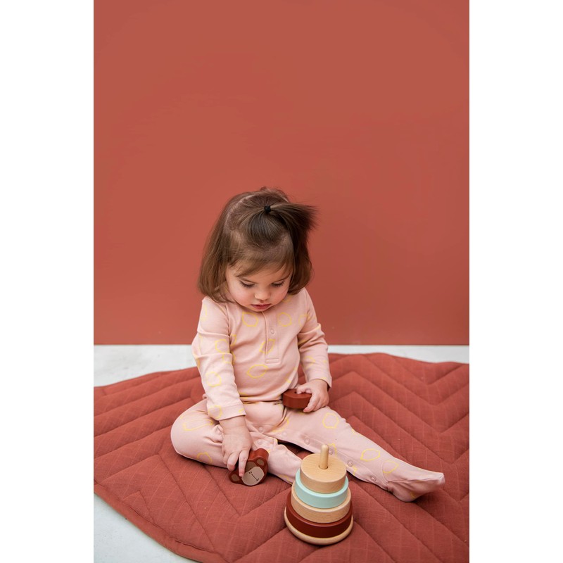 Trixie Baby Stacking Tower with Wooden Rings Mr. Monkey Monkey