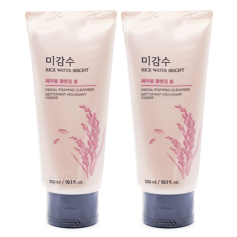 The Face Shop Unscented Bright Cleansing Foam 300ml+300ml / 더페이스샵