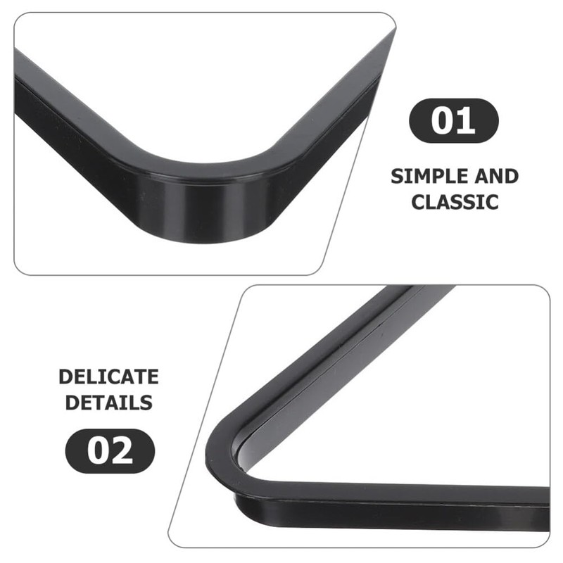 Yardwe Mini Triangle Pool Rack Billiard Ball Triangle Rack Diamond