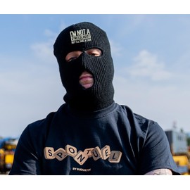 Ski Mask I'm Not A Gynecologist But I'll Take A Look Embroidered Three Hole Balaclava (Black)