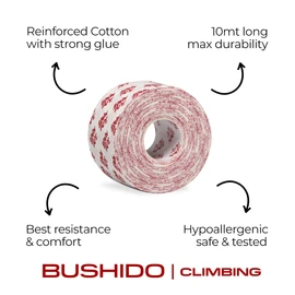 RoninTape Bushido 4 Tape + Chalk Climbing Tape Bouldering Ginnastica Crossfit - with Grip