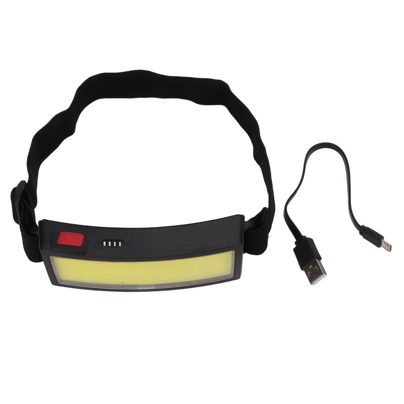 LED Headlamp USB Charging LED Floodlight Ultra Light COB Headlight