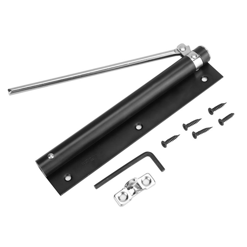 Cierrapuertas, ajuste de aluminio Resistencia automática Cierrapuertas Automático Resorte a