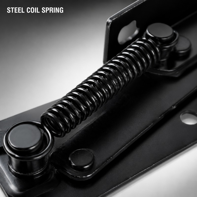 2-Pack 80° Steel Spring Lift-Up Hinges for Cabinets & Furniture