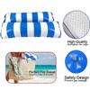 LATERN 130CM Swimming Pool Float Hammock, 4-in-1 Saddle/Lounge Chair/Hammock/Drifter Inflatable