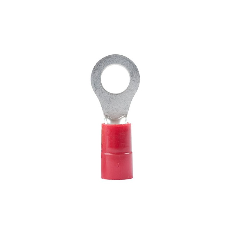 Gardner Bender 15-102 Electrical Ring Terminal, 22-18 AWG, Insulated Barrel,
