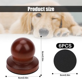 PEUTIER Dog Nail File, Quiet Dog Nails Scratch Pad Board with 6 Replaceable Filing Disc Dog Nail Portable Dog Nail Clippers for Grooming Dog Nail File Trimmer for Smoothing Pet Gifts