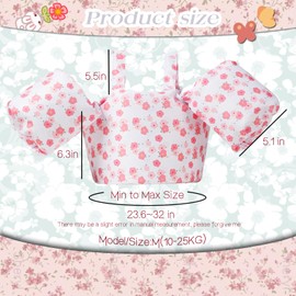 Toddler Swim Vest/Floaties for Kids | Learn to Swim Toddler 22-66 lbs,Puddle Vest for Boys & Girls (Pink)