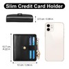 SENDEFN Small Woman Leather Wallet Credit Card Holder with ID
