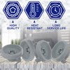4 Pieces of Wheels for Dishwasher Basket with the Original