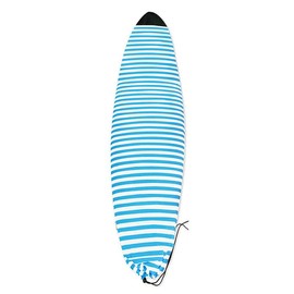 Sarini Surfboard Sock Cover, Quick-Drying, Stretchy Surfboard Bag with Drawstring Closure - Padded Nose Protection, Surf Accessories