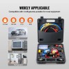 4-Way AC Manifold Gauge Set with 5ft Hoses Couplers R134A
