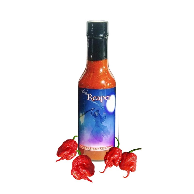 Wicked Reaper Carolina Reaper Hot Sauce, 5 oz – Extreme
