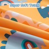Cartoon Dinosaur Kids Sheet Set Twin Size - Orange Dinosaur