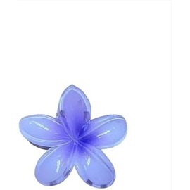VL Pretty Flower Claw Hair Clips – Blue Ombré Design – Strong Grip with Tiny Pins Made for Girls & Women with Medium to Thick Hair (Blue)