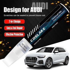 COSLAKE Car Touch Up Paint(Firmament Blue Metallic(LX5B/5U)) for Jeep, Car Paint Scratch Repair Kit, Quick & Easy Solution to Repair, 2 in 1 Scratch Remover Pen with Color-Matched