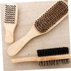 Baluue Double-sided Beard Styling Brush Men's Beard Brush Wooden Handle