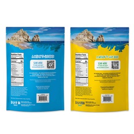 BAJA BEEF Jerky Snack Packs - Beef Jerky Variety Pack, Beef Jerky Gifts for Men, Beef Jerky Sampler, High Protein Craft Jerky Assortment, Gluten Free - Traditional & Salsa Fresca, 2.5 Oz Bags (4 Pack)